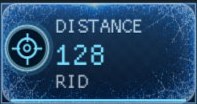 Distance tile with distance from Remote ID